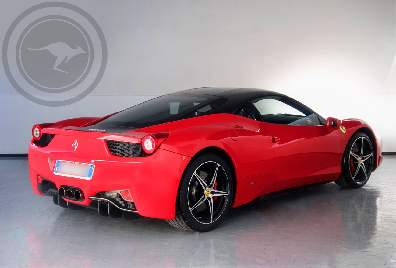 Rent Ferrari 458 Italia (Red & Black) Italy or French Riviera - Joey Rent